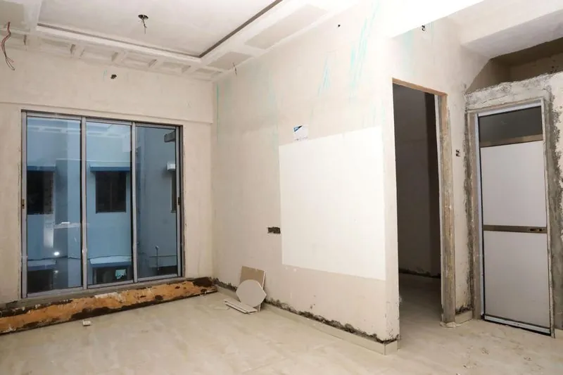 Unfinished interior space